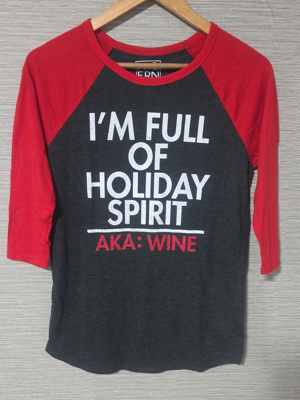 Modern Lux Holiday Spirit Raglan Tee